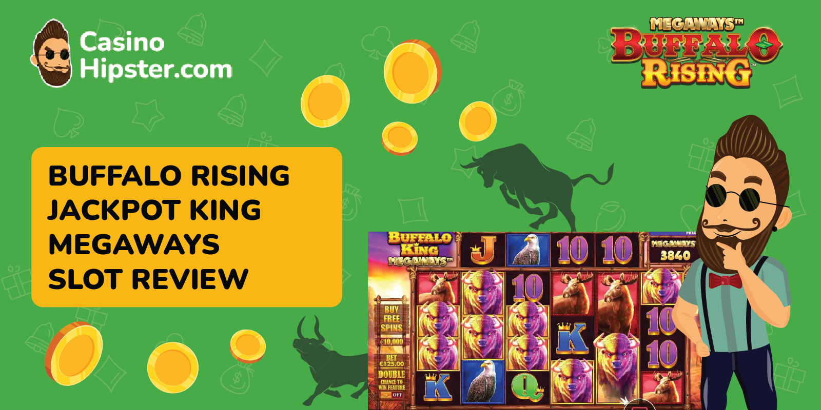 Buffalo Rising Jackpot King Megaways Slot review image