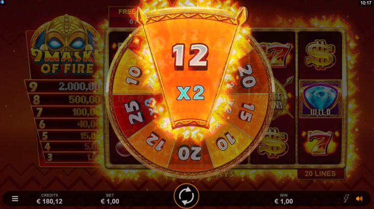 9 masks of fire microgaming free spins
