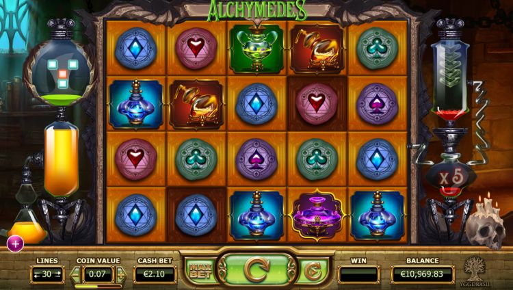 Alchymedes slot review yggdrasil