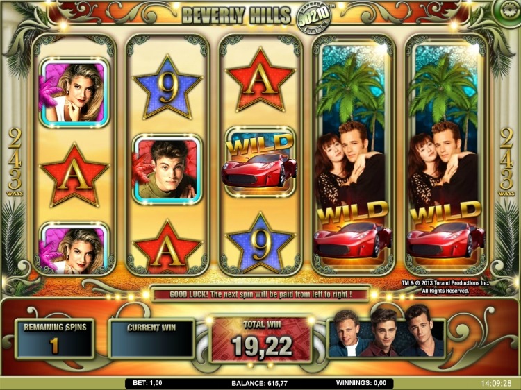 Beverly Hills 90210 slot bonus gratis spins