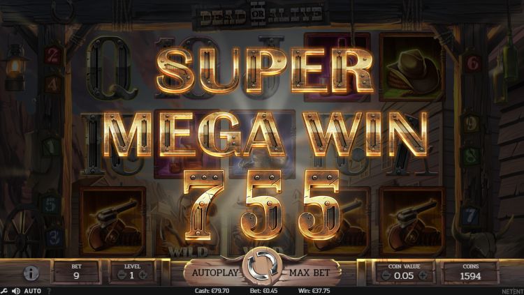 Dead or Alive II netent slot review mega win