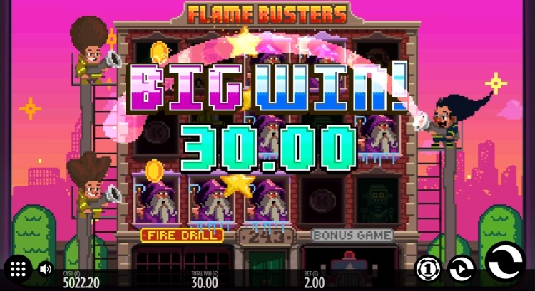 Flame Busters thunderkick bonus big win 3