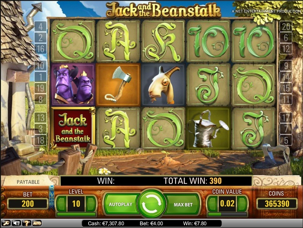 Jack-and-the-beanstalk-netent-pokie