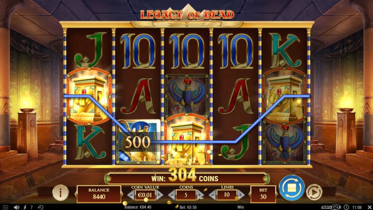 Legacy of dead slot review play n go bonus trigger