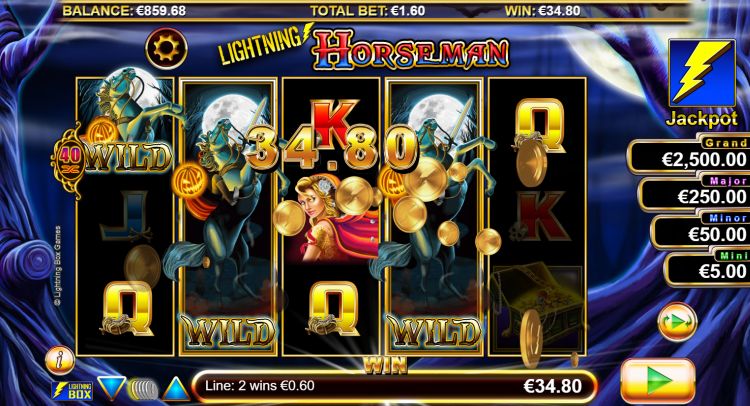 Lightning Horseman slot review big win 2