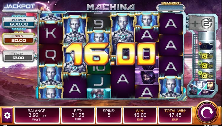 Machina megaways slot review relax gaming win