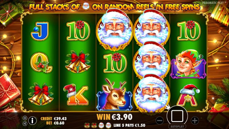 Santa-gokkast-free-spins-bonus