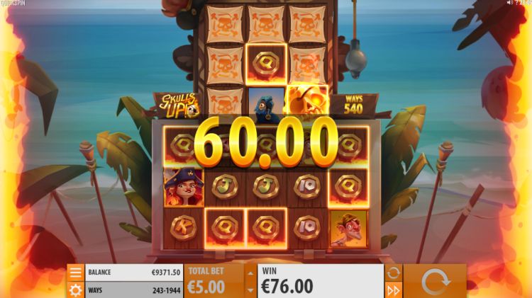 Skulls Up slot Quickspin win