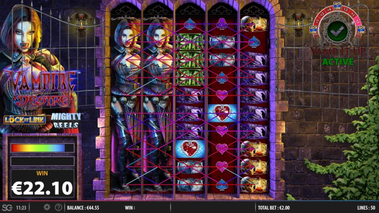 Vampire desire lock it link slot big win 