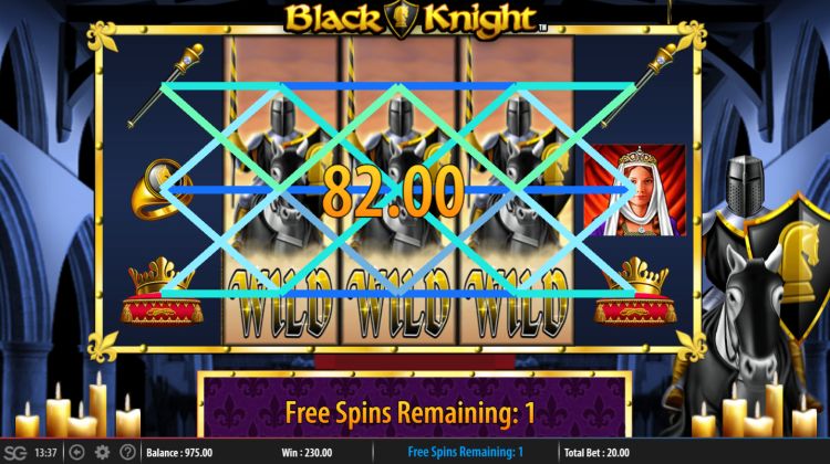 black-knight-slot review wms bonus