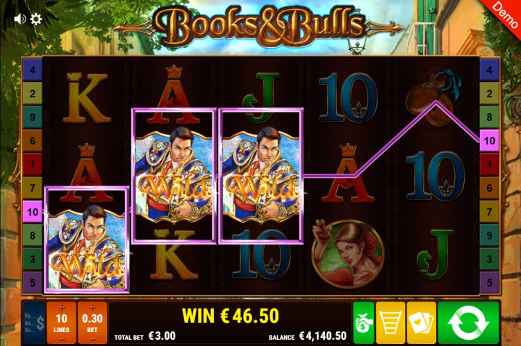 books-and-bulls-gamomat slot